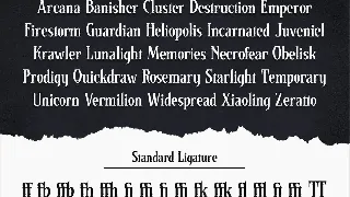 Gravord font