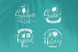 Summertime - Thin Casual Script Font