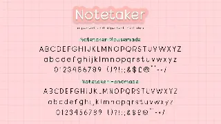 Notetaker Font Duo