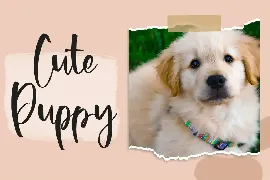 Puppylike - Cute Handwritten Font