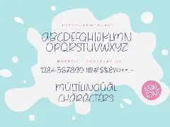 Milky Based Handwriting Font