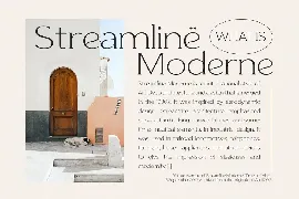 Streamline Moderne font