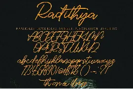 Radithya font