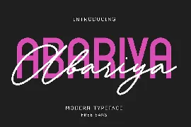 Abariya Font Duo