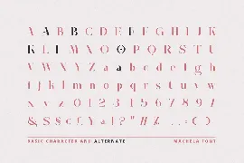 Modern - Machela font