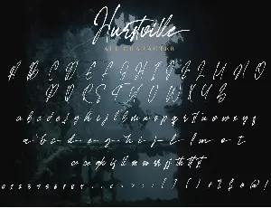 Hurstville - Brush Signature Font