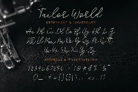 Tailor World font