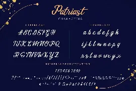 Patriast - Elegant Handwritten Signature font