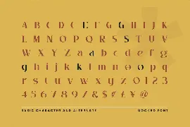 Modern - Mockad font