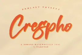 Crespho Modern Handwritten Font