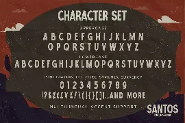 SANTOS - Sans Display Font