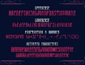 DEMONS - Blackletter Font