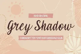 Grey Shadow font