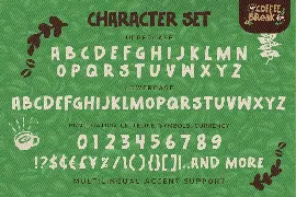 My Coffee Break - Fun Display Font