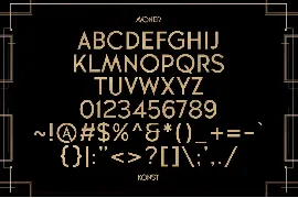 Avoner - Art Deco Fonts