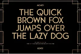 Avoner - Art Deco Fonts