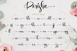 Perisha - Lovely Script Font