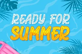 Florida Summer - Playful Handwriting Font