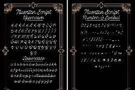 Tiverton Script Light font