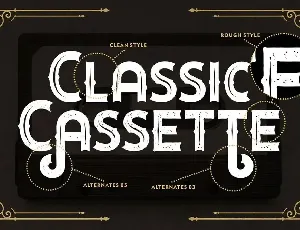 Classic Cassette - Classic Display Font