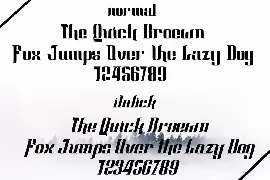 Fraction Speed font