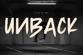 Unback font