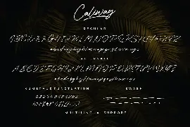 Caliway font