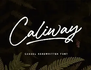 Caliway font