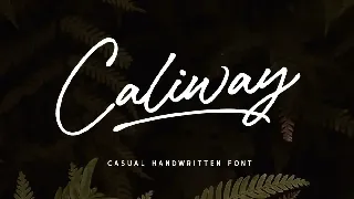 Caliway font