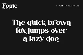 Fogie - Modern Serif Family 10 Fonts