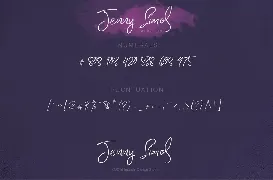 jenny simol font