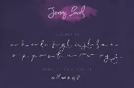 jenny simol font