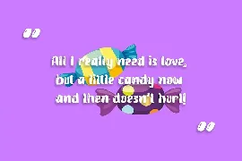 Candy Jelly Playful Display Font