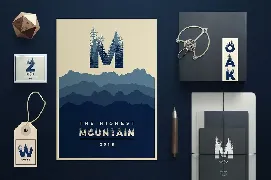 Forests Layered Font