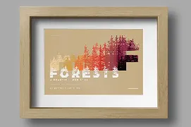 Forests Layered Font