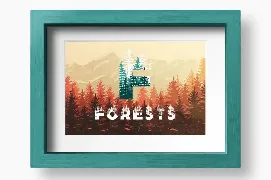 Forests Layered Font