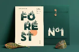 Forests Layered Font