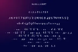 Magical Script font