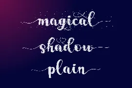 Magical Script font