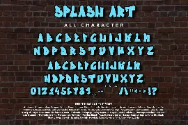 SplashArt - Graffiti Display Font