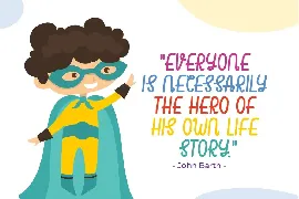 Becomes Heroes - Display Handwriting Font