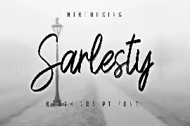 Sarlesty font