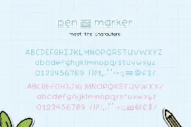 Pen and Marker Font Duo