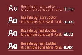 Gurinda font