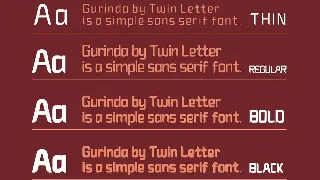 Gurinda font