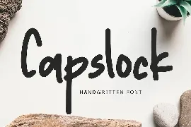 Capslock Handwritten Font