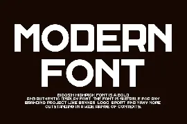 Bigosih Highpick font