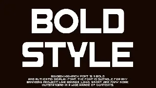 Bigosih Highpick font