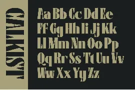 Calkist font