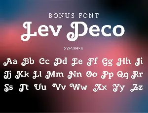 Lev Serif font